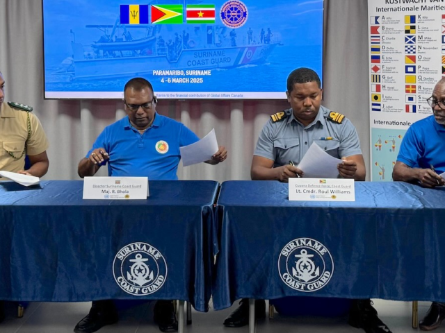 Suriname versterkt internationale veiligheid met oprichting Maritime Operation Centre
